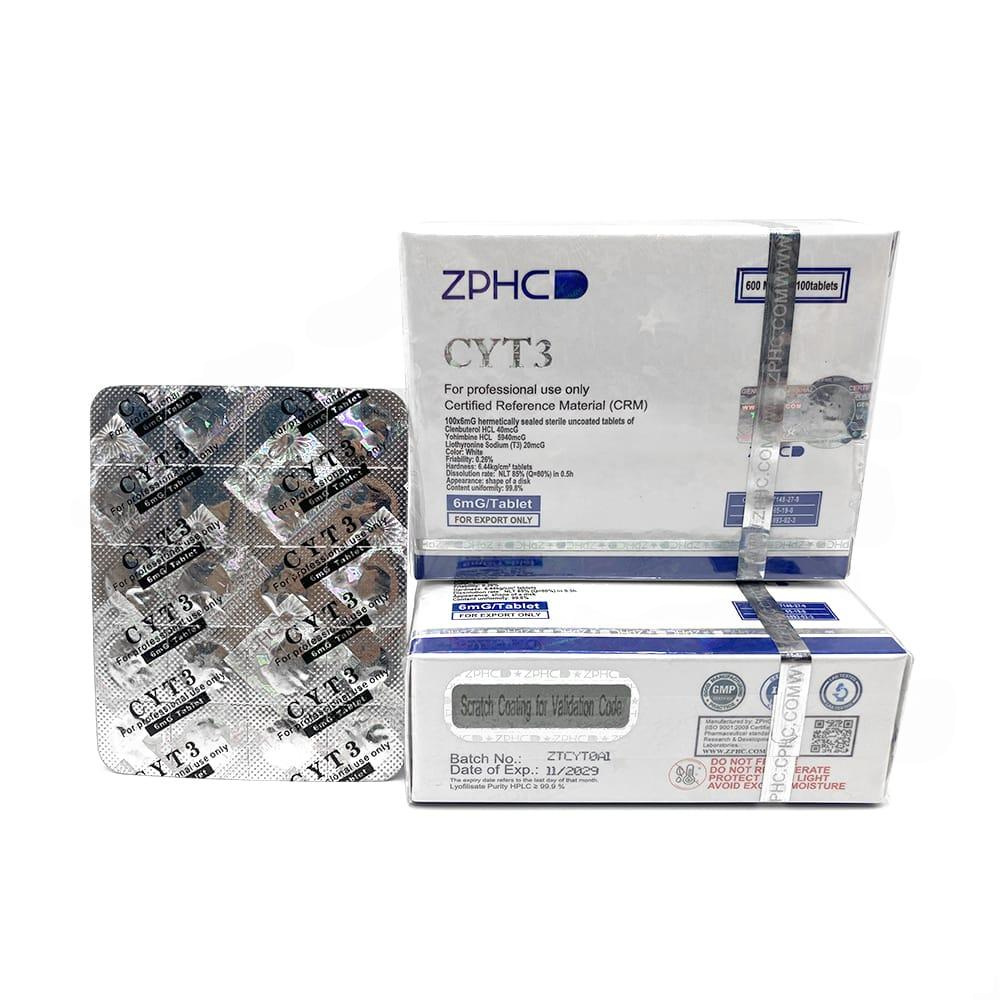 CYT3 (Clen+T3+Yohimbine) 100 таб / 6 мг