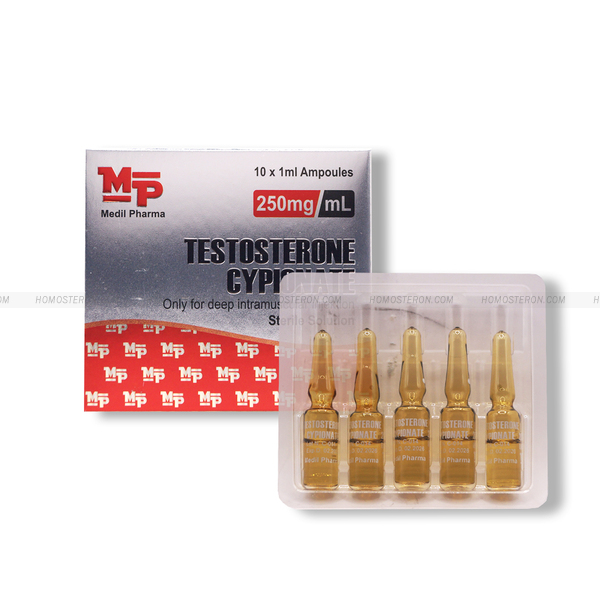 Testosterone Cypionate 10 амп 250 мг/мл